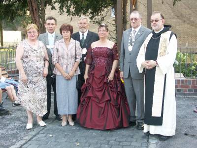 Einweihung des Dorfkreuzes
